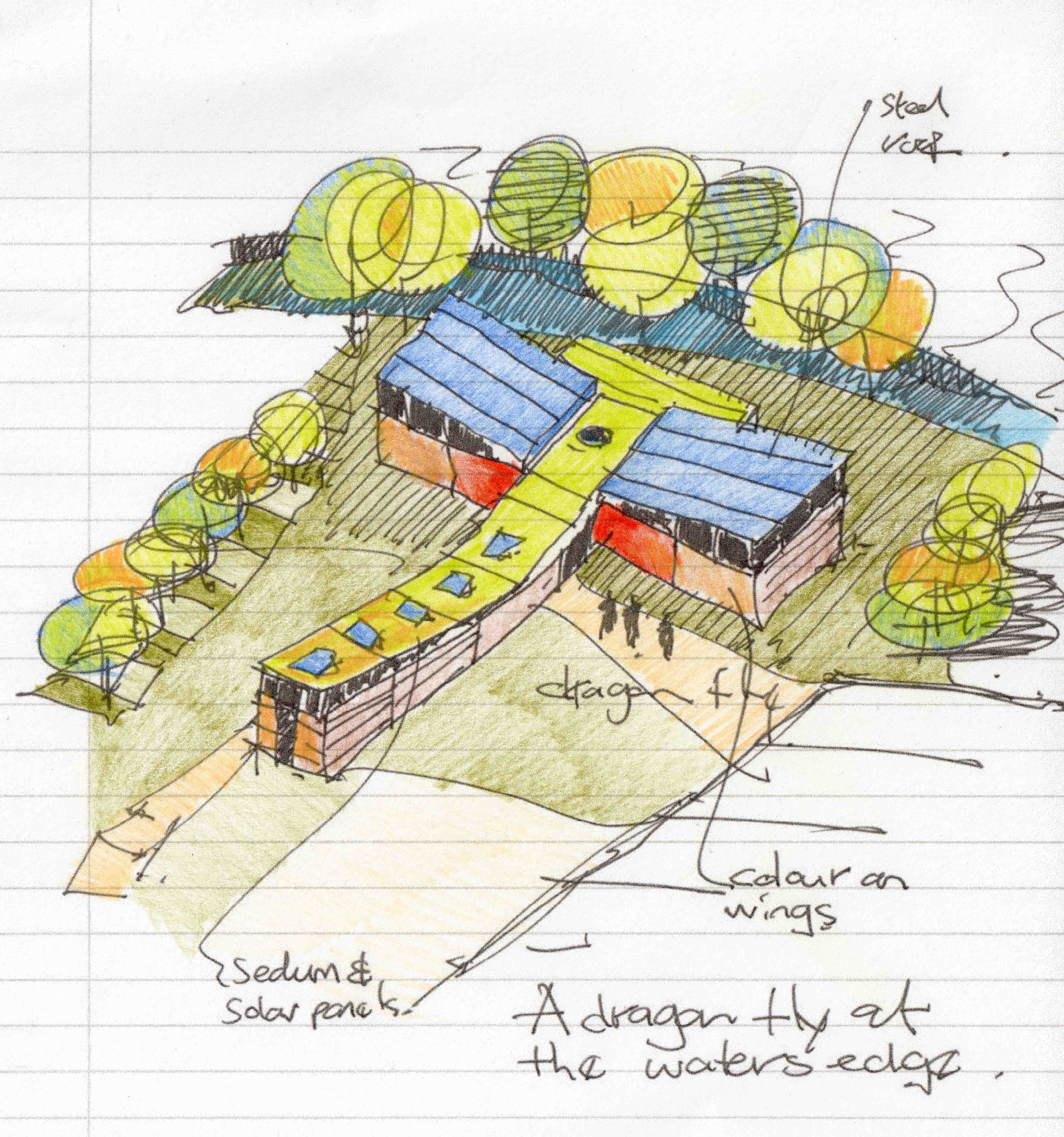 Sketch of Architecture in School