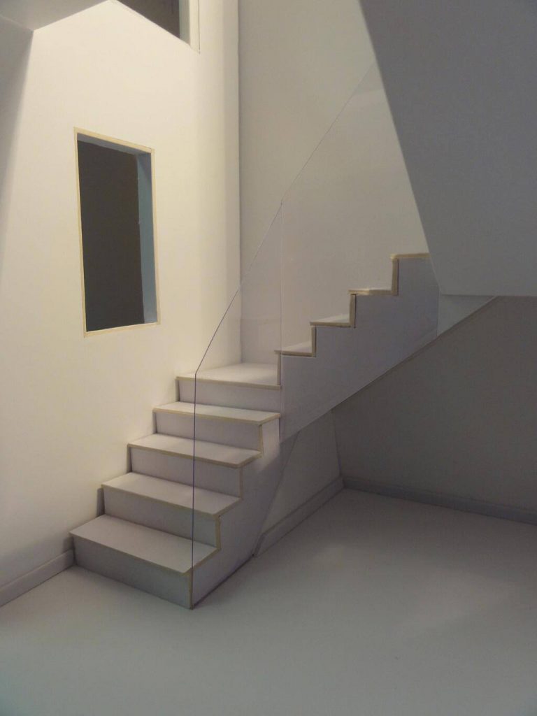 Staircase_Model Staircase Model Cardboard Fulham London Architecture