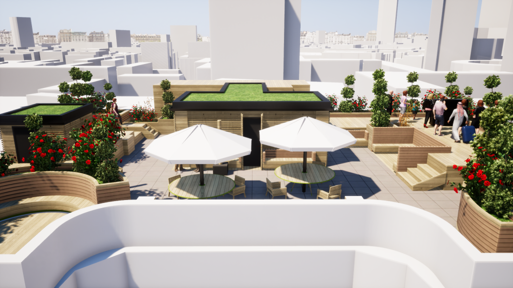 Florin Court Terrace Garden London