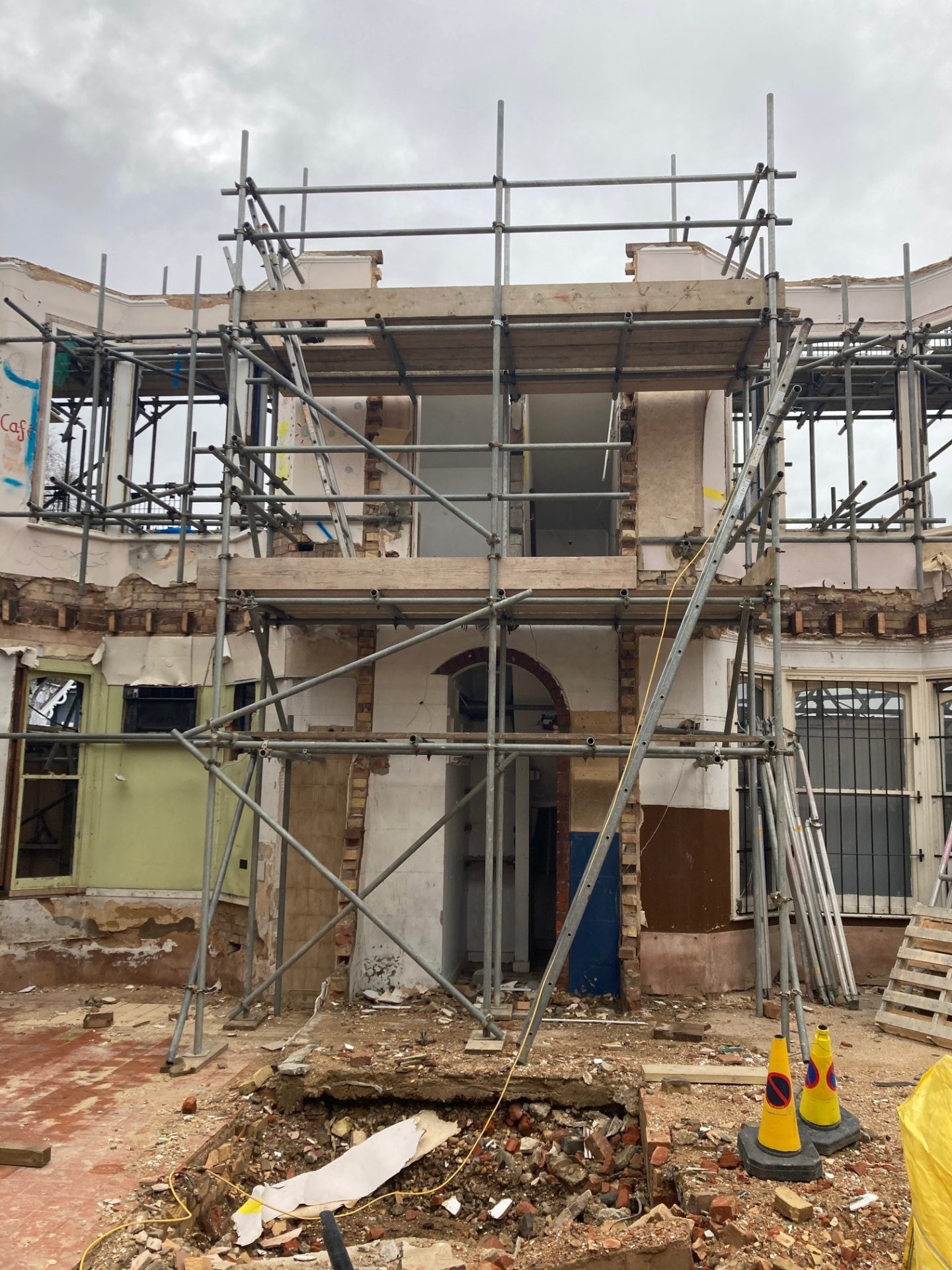 3 A site progress image of a projects in Colchester