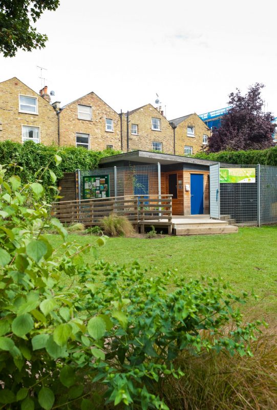 sustainable ecoshed with context