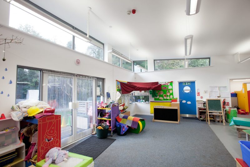 image showing interior of sustainable school project design