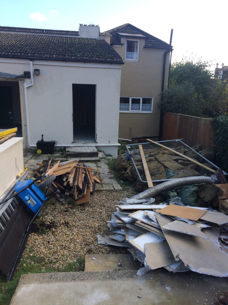 Demolition in Eastbourne
