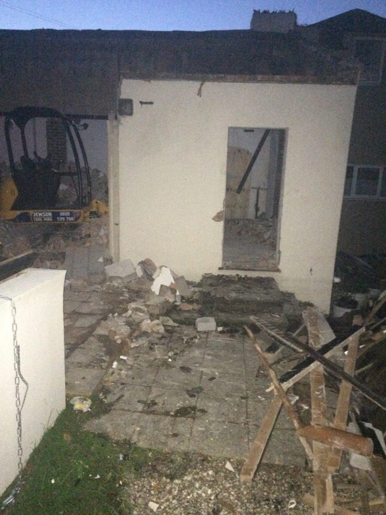 Demolition in Eastbourne