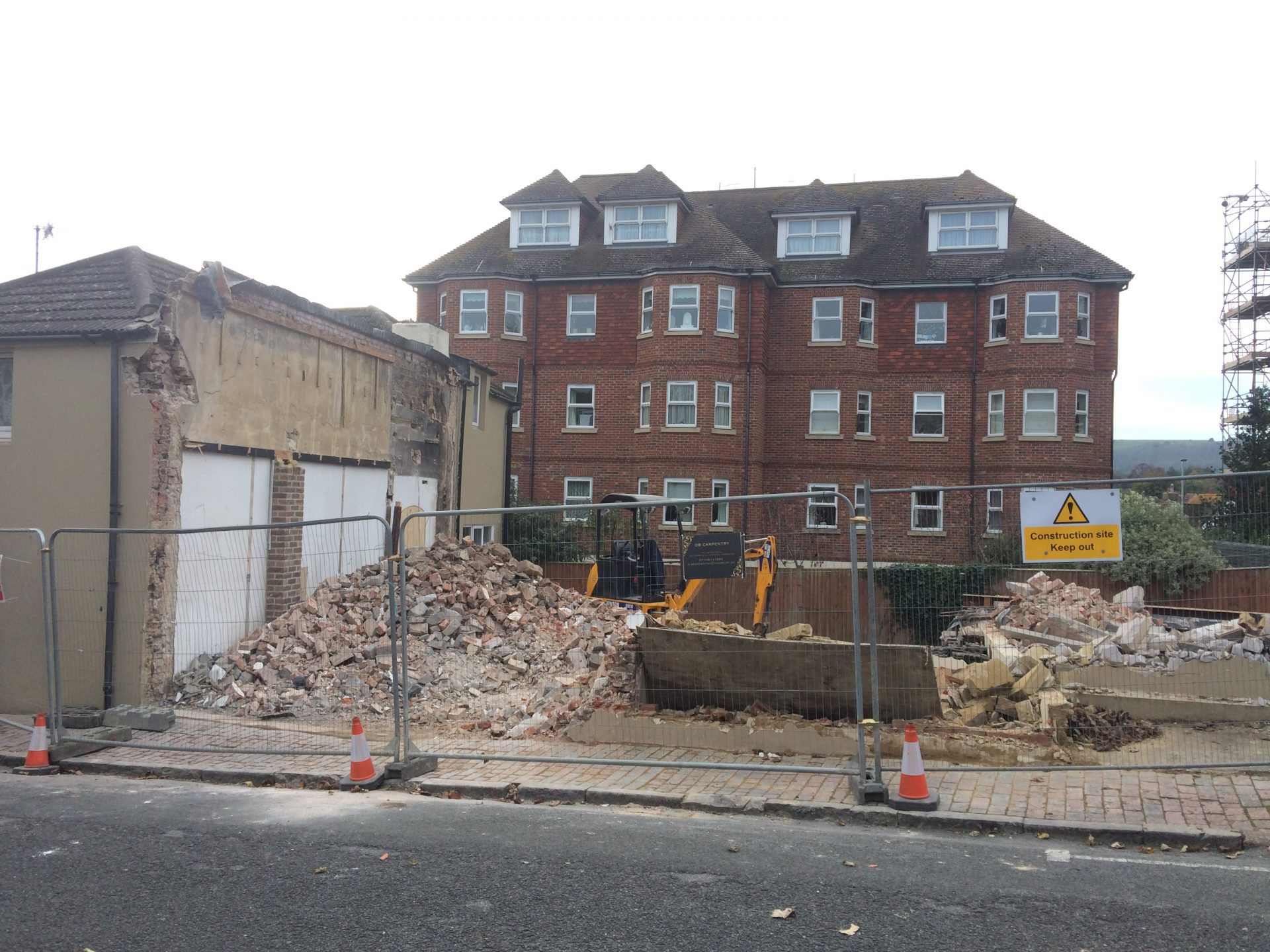 Demolition in Eastbourne