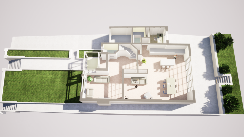 floor plan render of shirley drive development extension sussex property