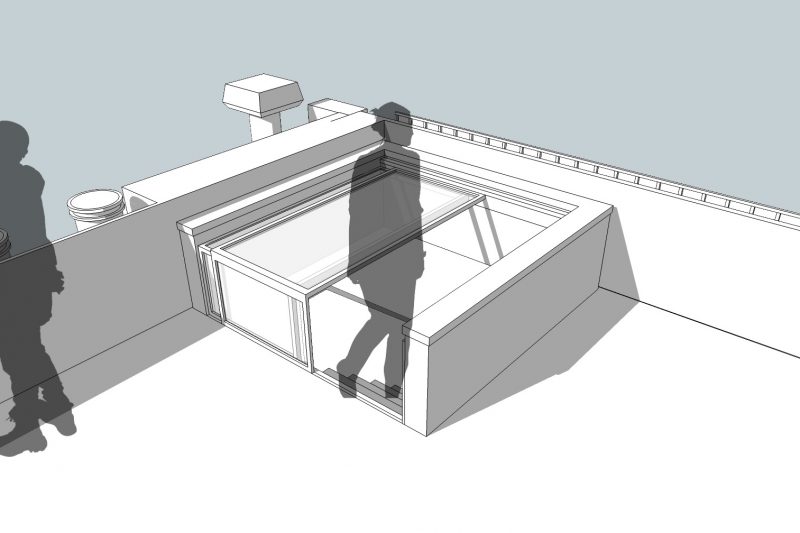 Adam and Eve Terrace Image roof terrace design roof landscape skylight