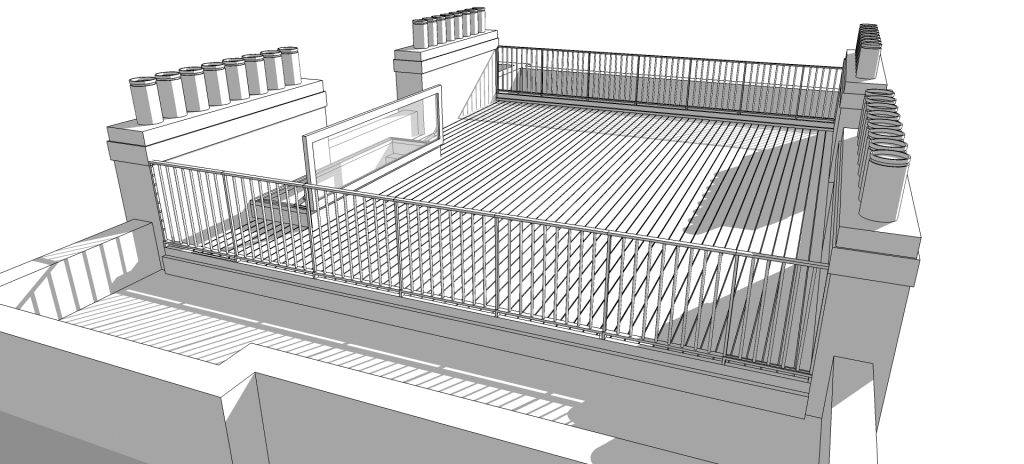 roof terrace design model