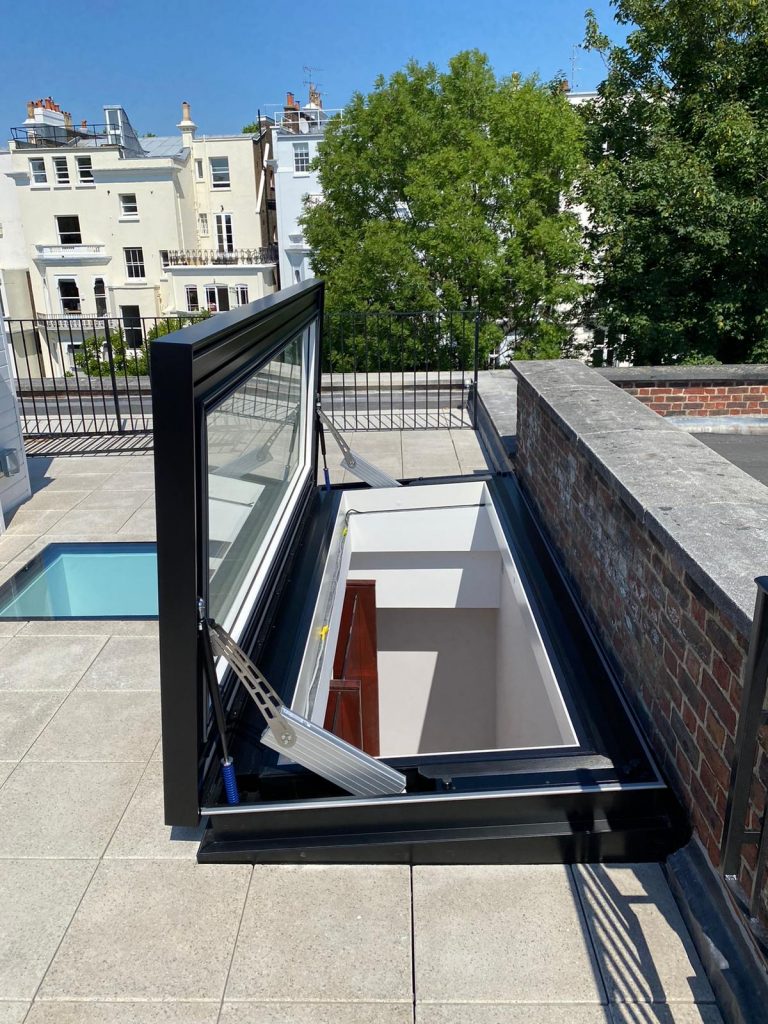 roof terrace roof light roof design