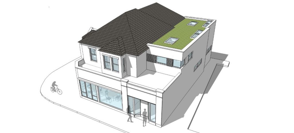 Community centre colchester sketchup model