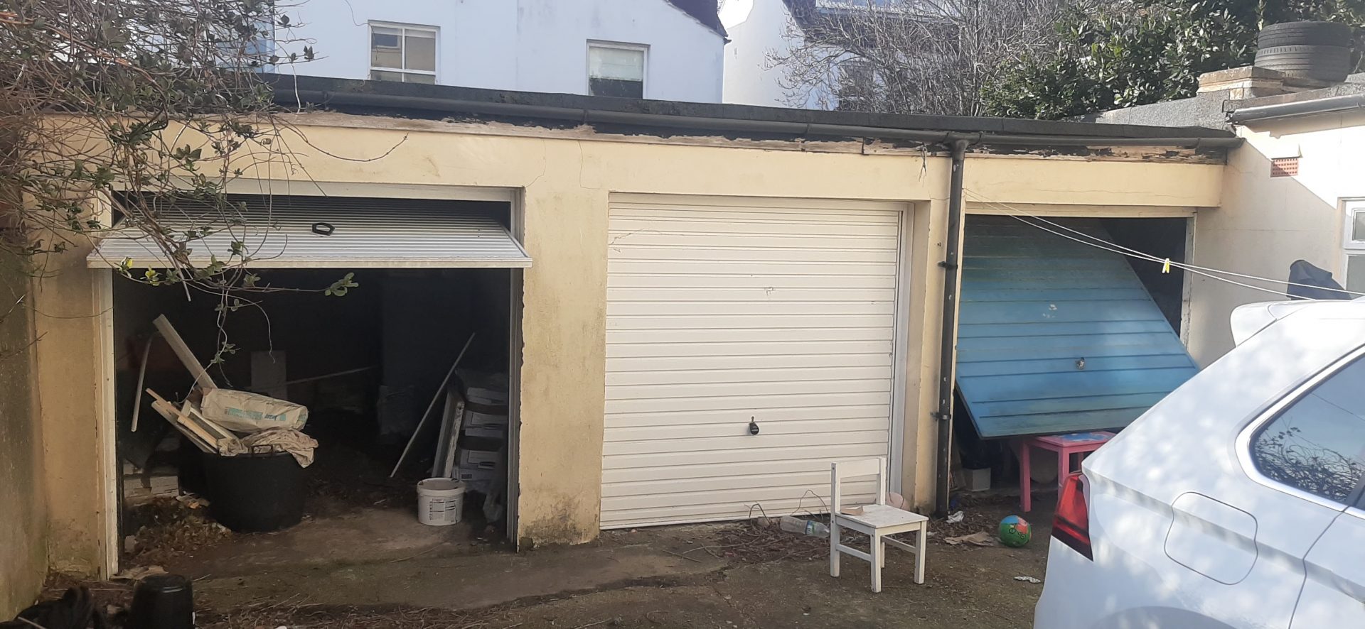 An image showing a garage for a studio conversion project in Brighton