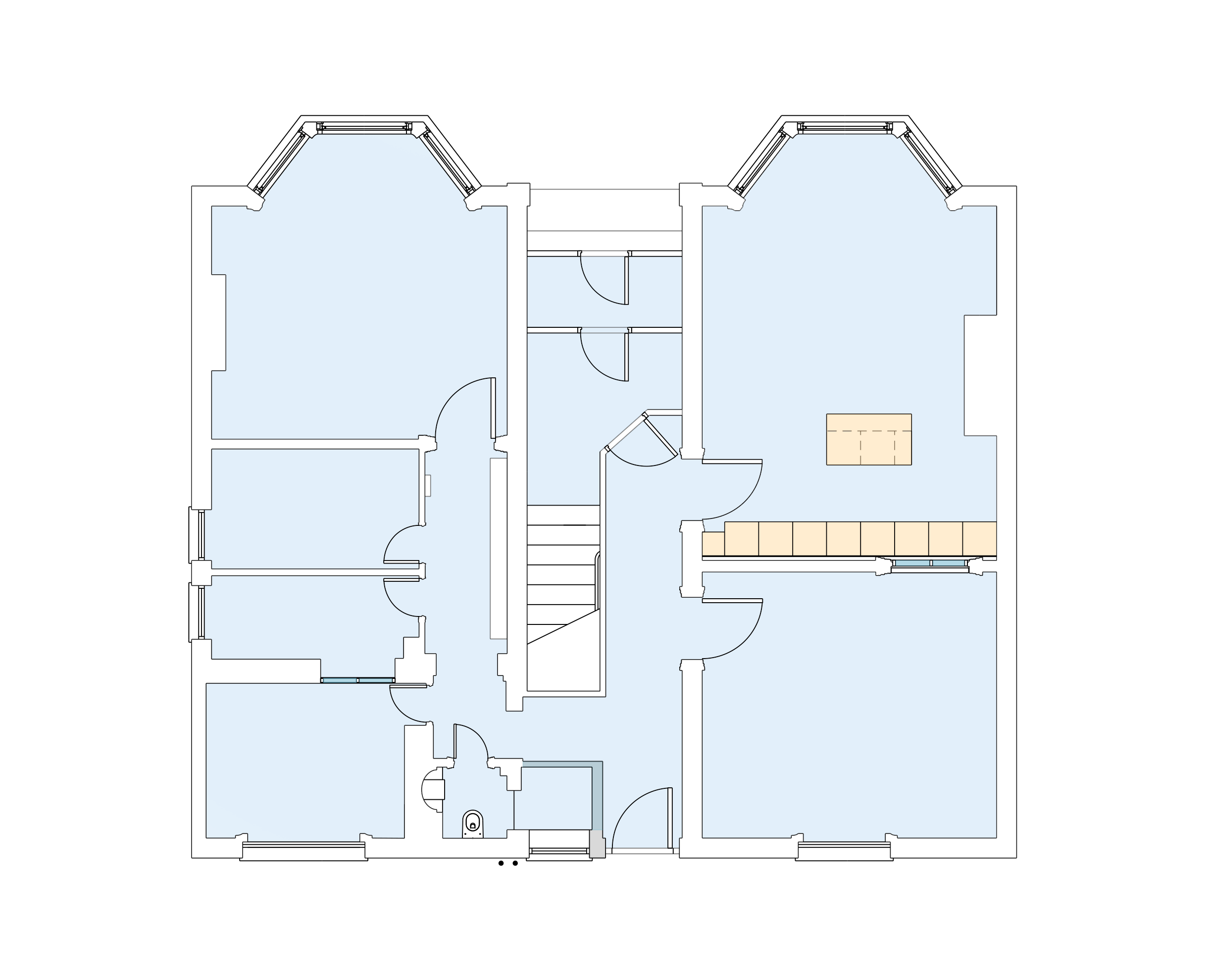 an image showing a proposed floor plan of a project in Hove