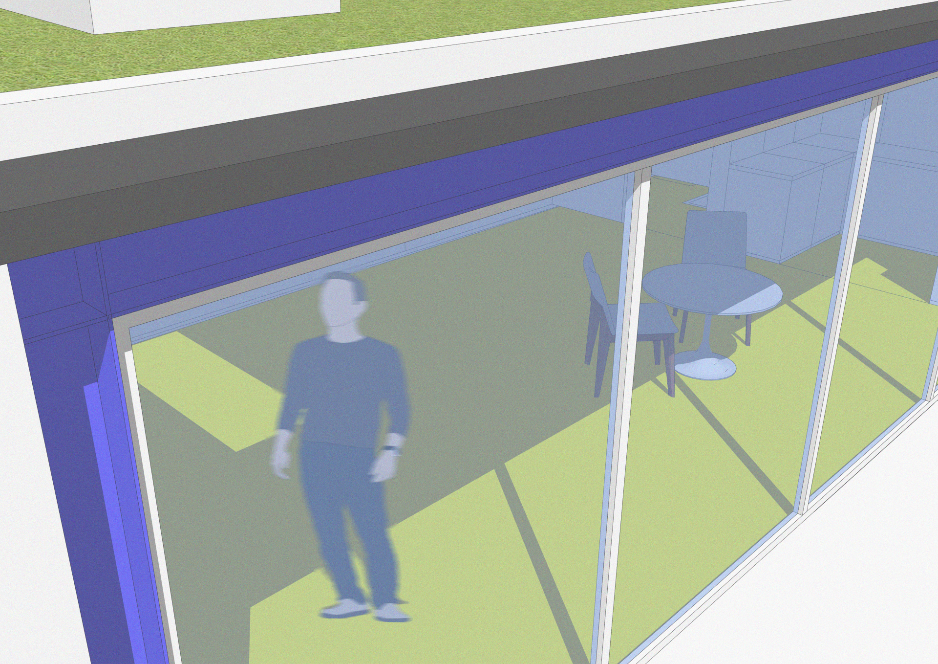 An image showing a 3D model of a studio project in Hove