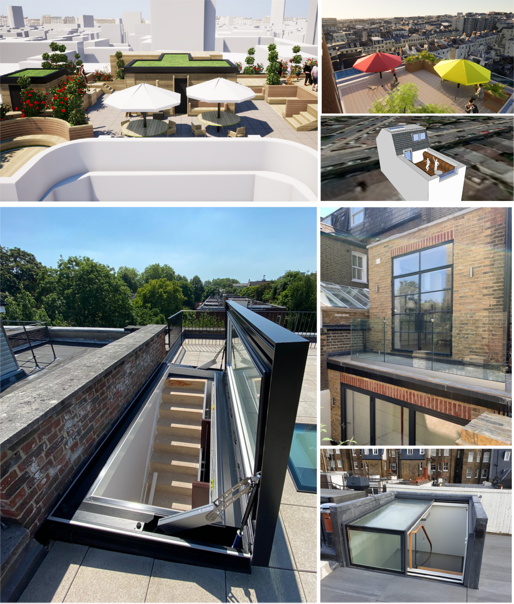 Roof Terraces Mosaic