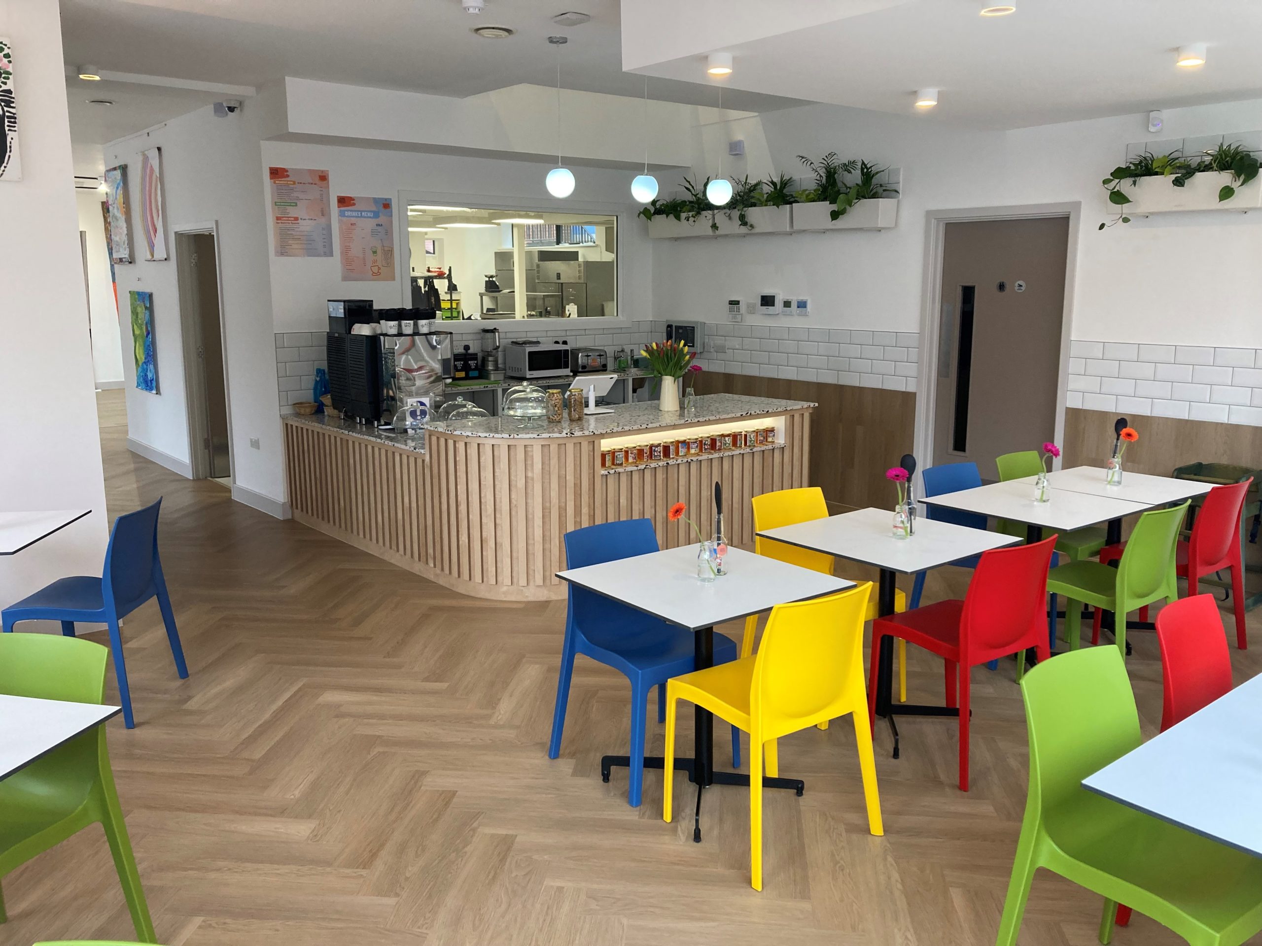 Internal view of Front Café and Interior Architecture