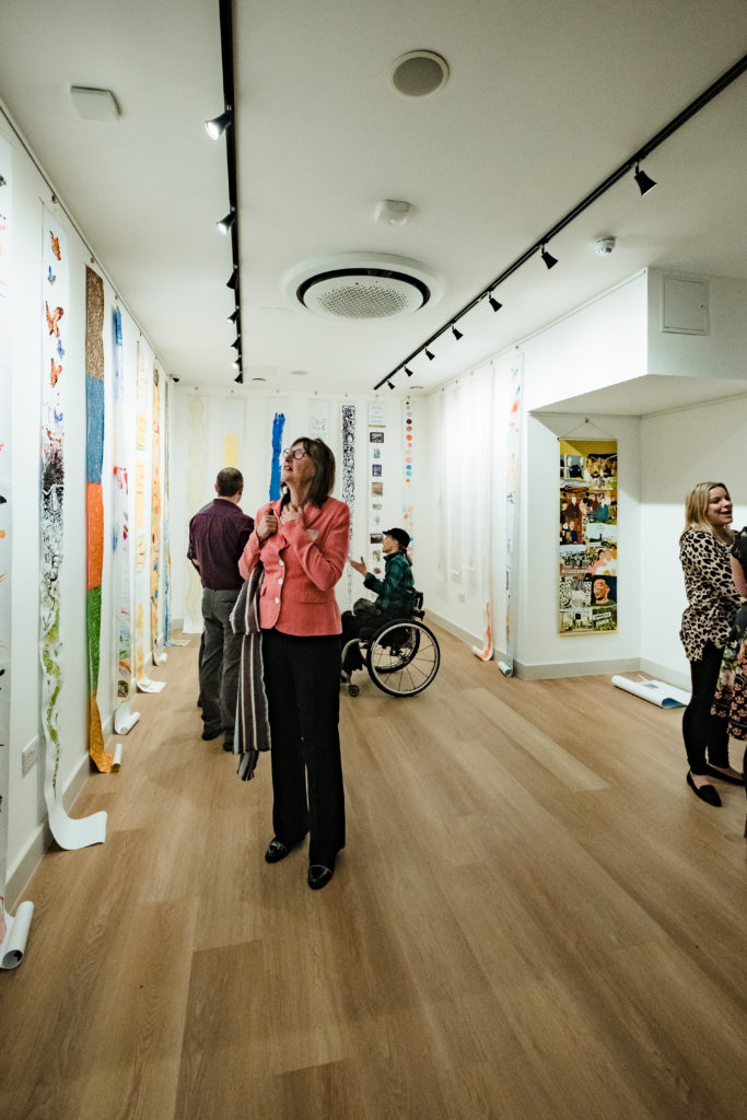 View of Gallery Space in Art Cafe Colchester