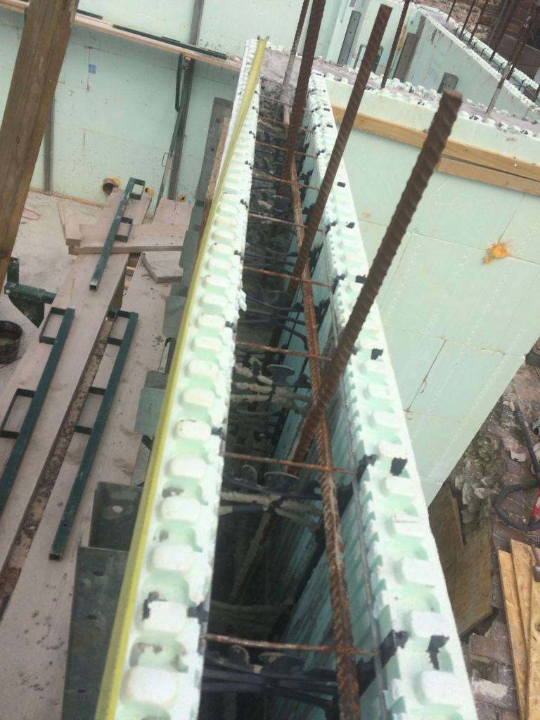 Insulated Concrete Formwork Wall