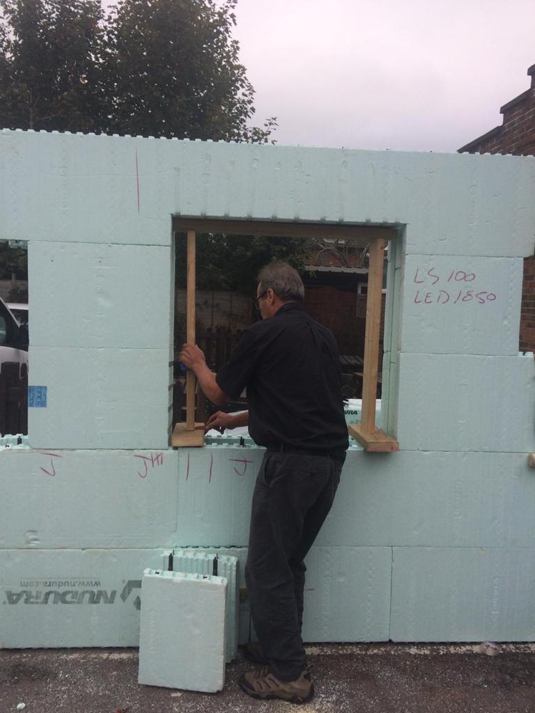 Insulated Concrete Formwork void