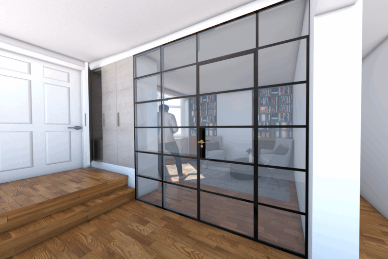 Barnes Glazed Screen