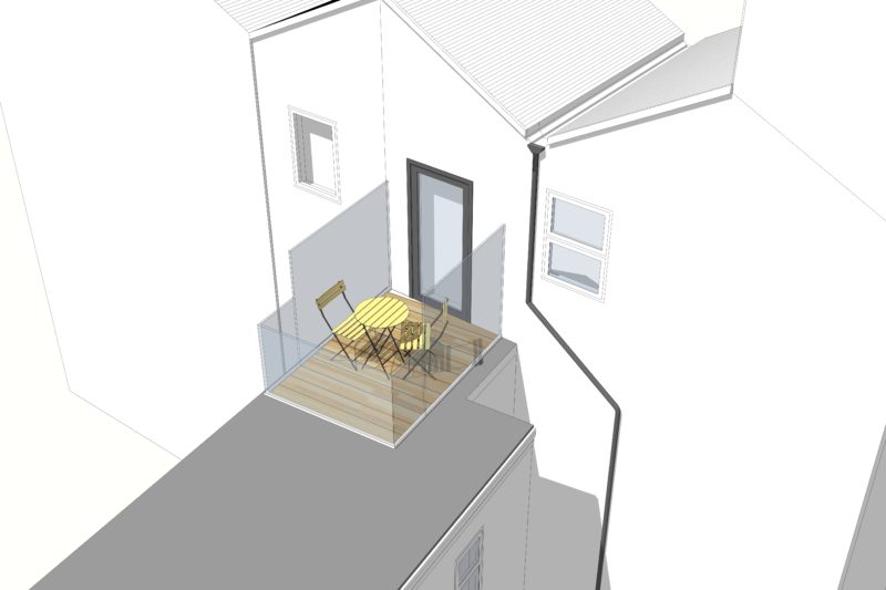 Planning permission for New Roof Terrace in Brighton