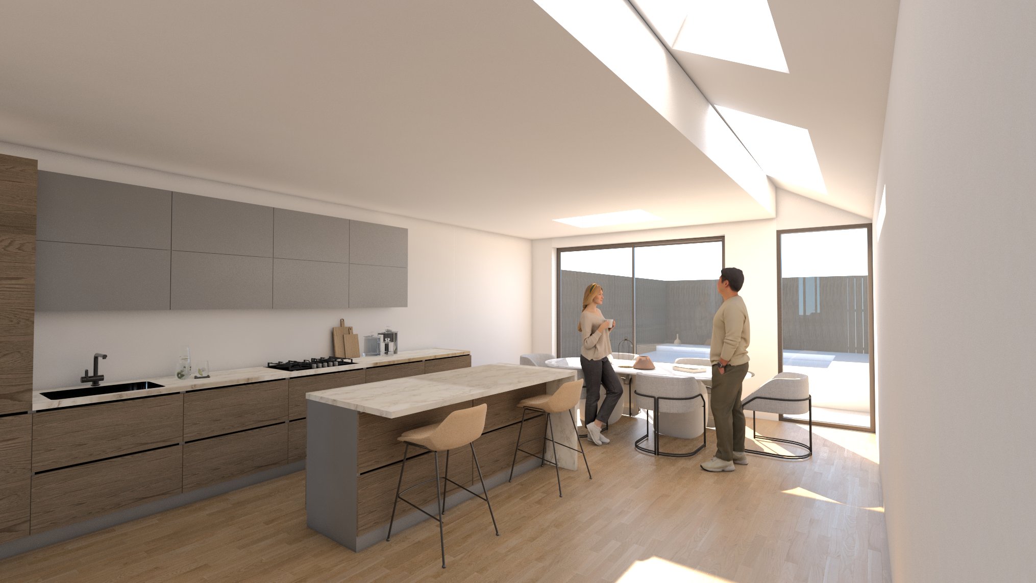 Light filled extension